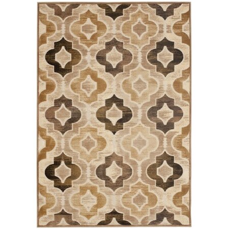 Safavieh Paradise Power Loomed Rectangle Rug- Taupe - Multi- 4 x 5 ft. 7 in. PAR165-604-4
